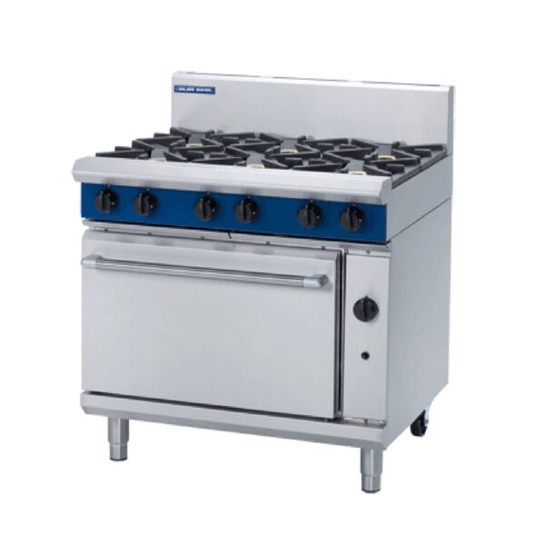 Blue Seal G506D Gas Range — 6 Burner Cooktop with Static Oven
