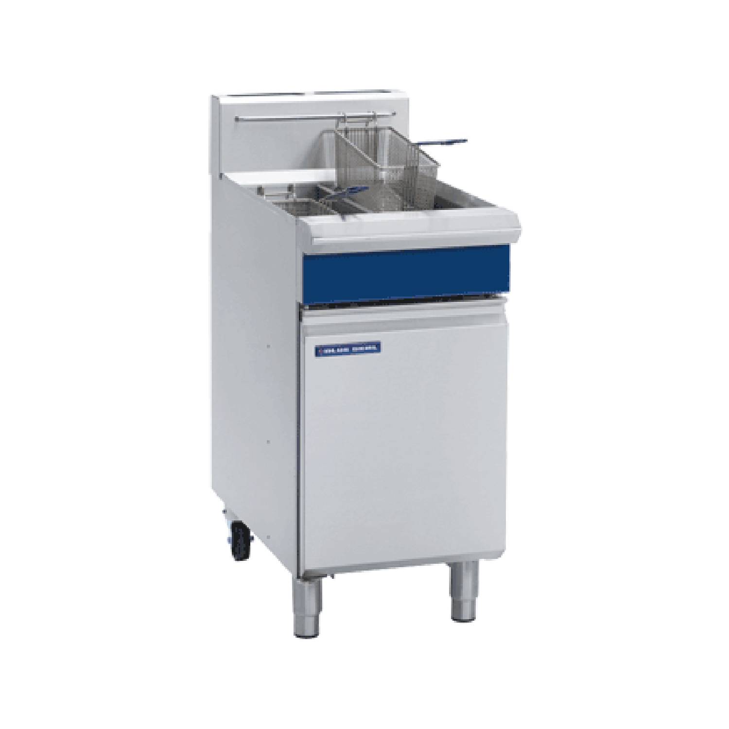 Blue Seal GT46 Vee Ray Twin Tank Gas Fryer, 2 x 13L Blue Seal GT46 Vee Ray Twin Tank Gas Fryer, 2 x 13L