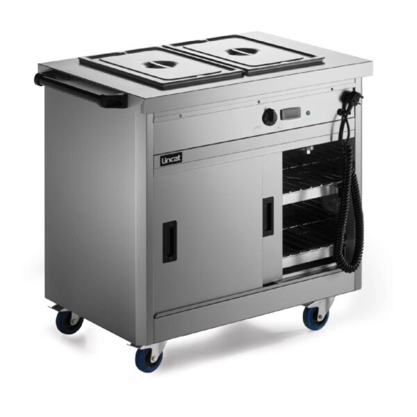 Lincat P6B2 Hot Cupboard with Bains Marie Top