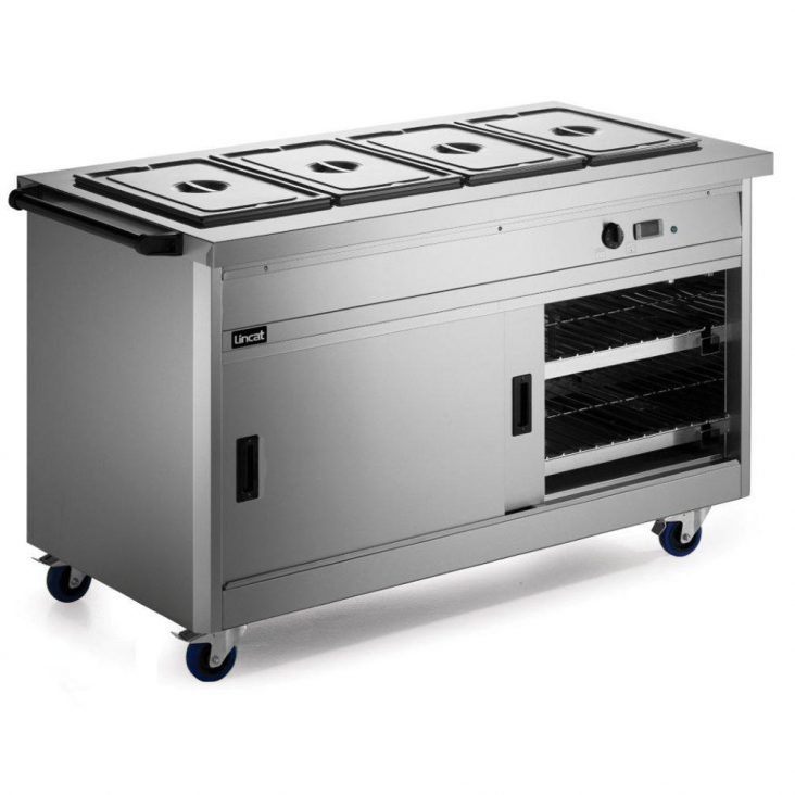 Lincat P8B4 Hot Cupboard with Bains Marie Top