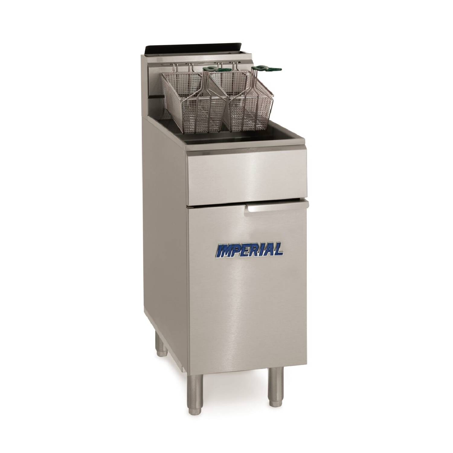 Imperial IFS-40 Single Tank Twin Basket Gas Fryer 22L