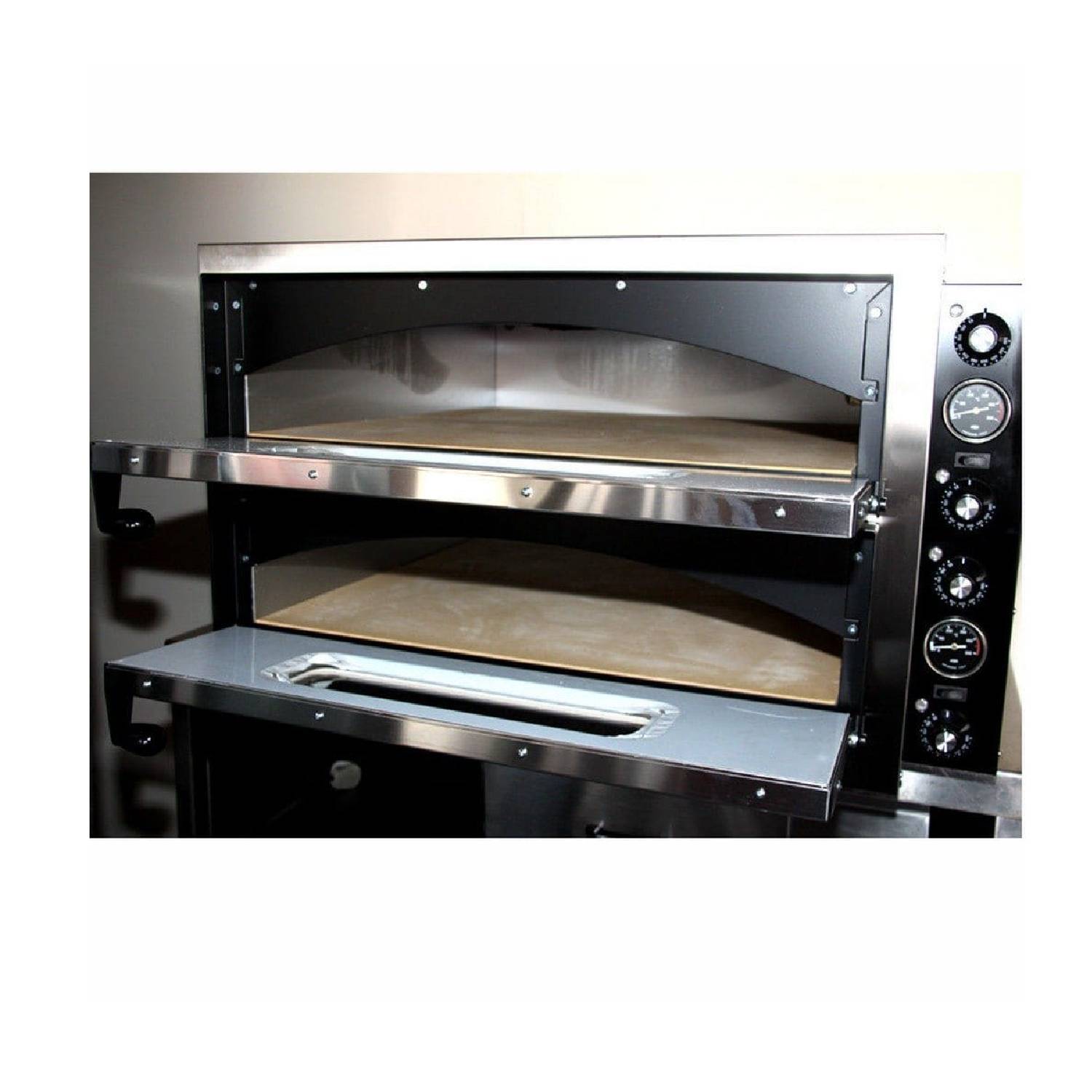 Infernus Twin Deck Italian Double Electric Pizza Oven – PO28D Infernus Twin Deck Italian Double Electric Pizza Oven - PO28D