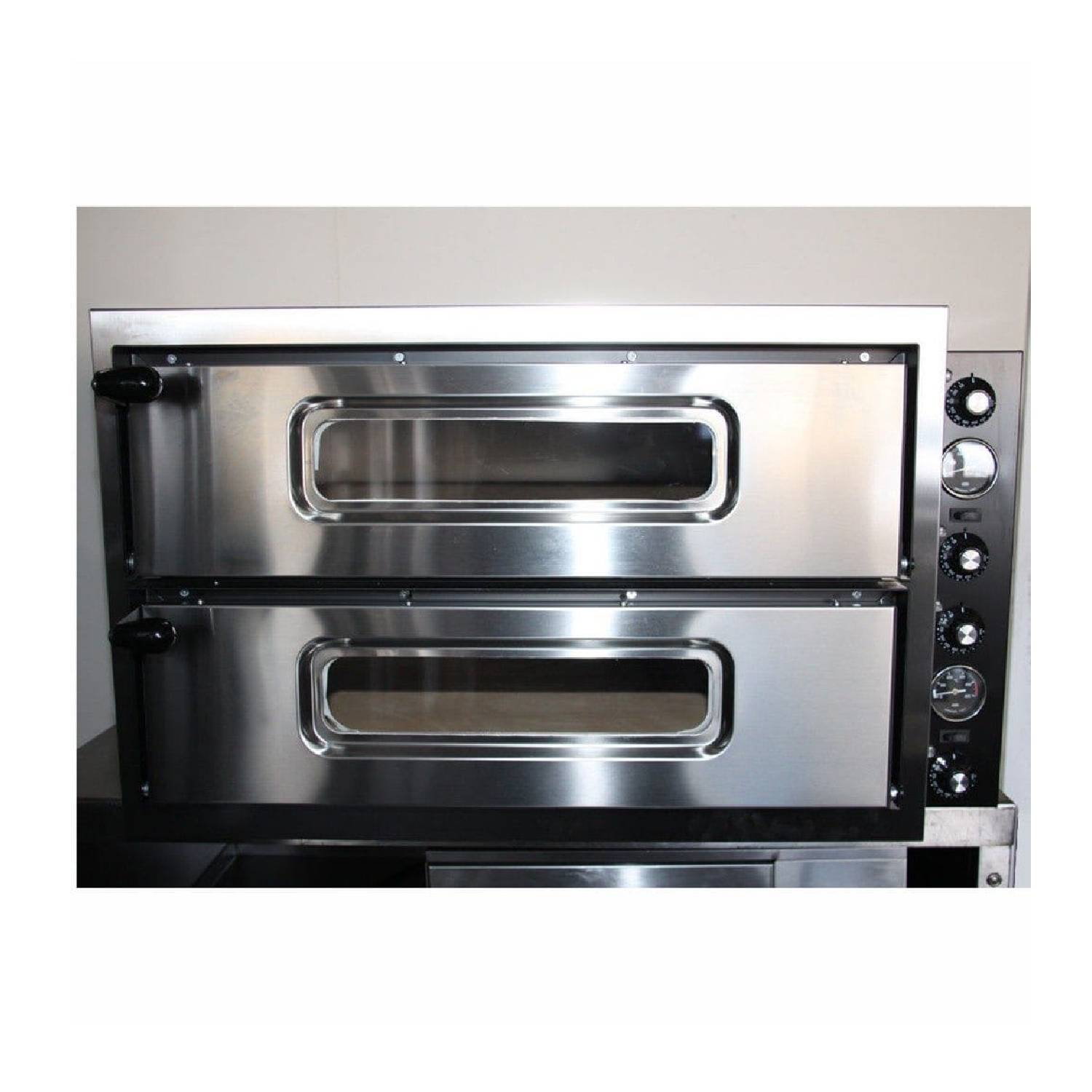 Infernus Twin Deck Italian Double Electric Pizza Oven – PO28D Infernus Twin Deck Italian Double Electric Pizza Oven - PO28D