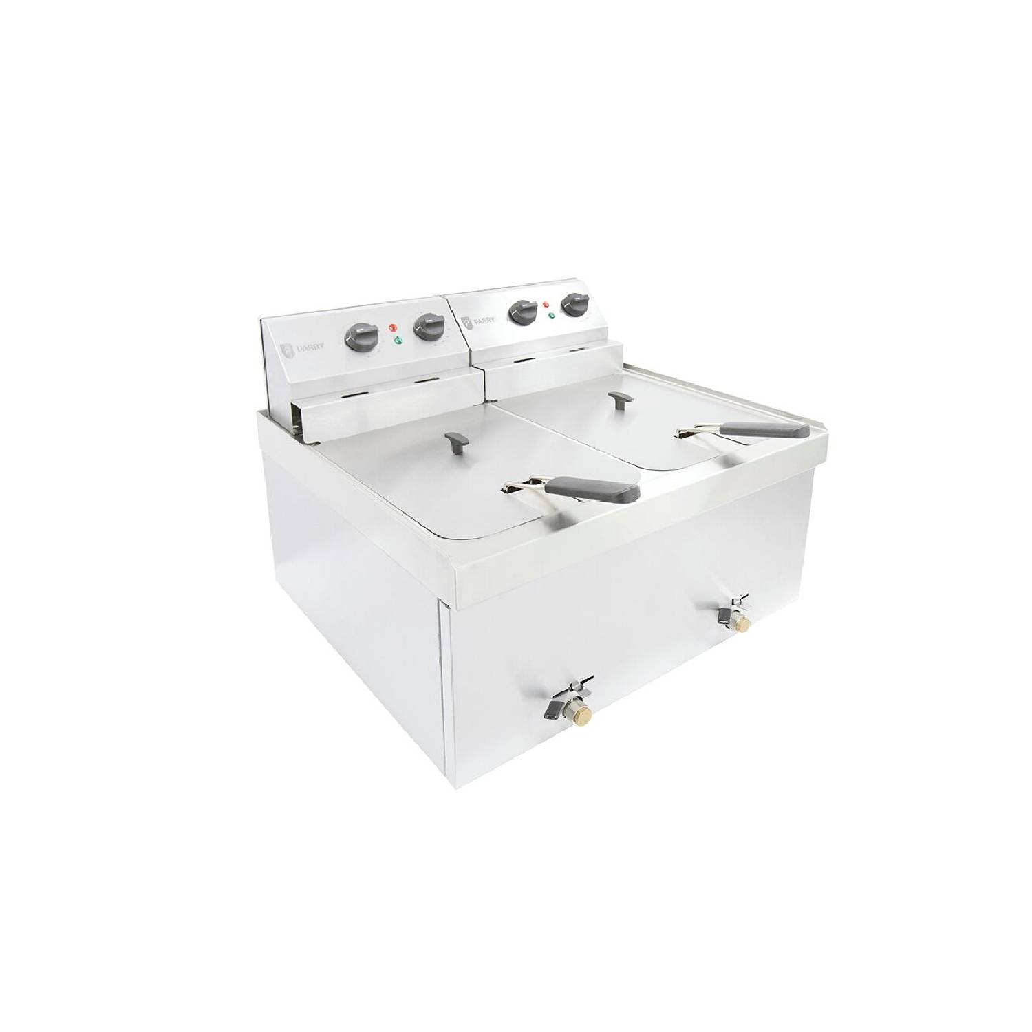 Parry NPDF3 Electric Twin Tank Countertop Fryer Parry NPDF3 Electric Twin Tank Countertop Fryer