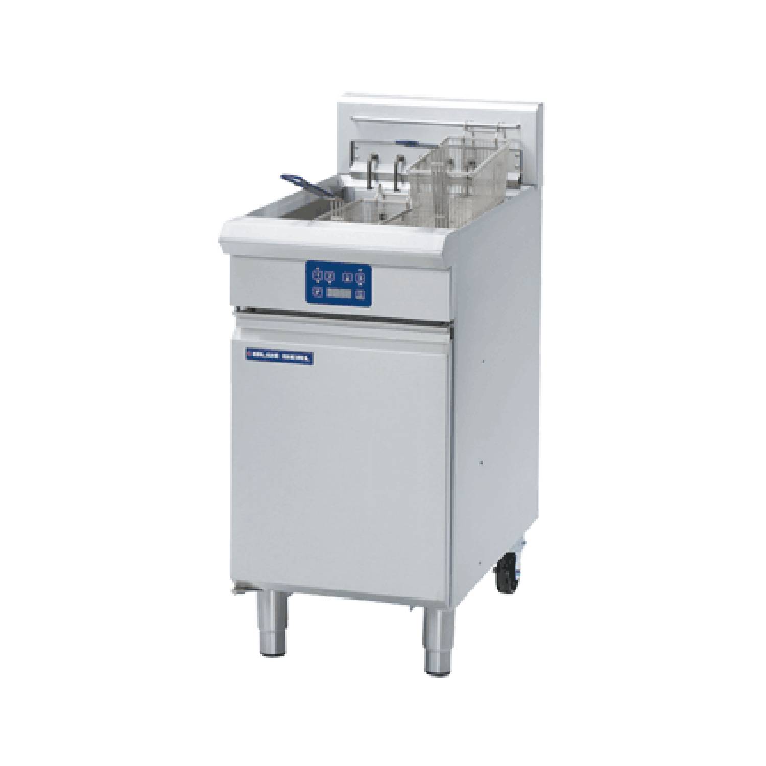 Blue Seal E43E 450mm Single Pan 2 Basket Electric Fryer, 27L Blue Seal E43E 450mm Single Pan 2 Basket Electric Fryer, 27L