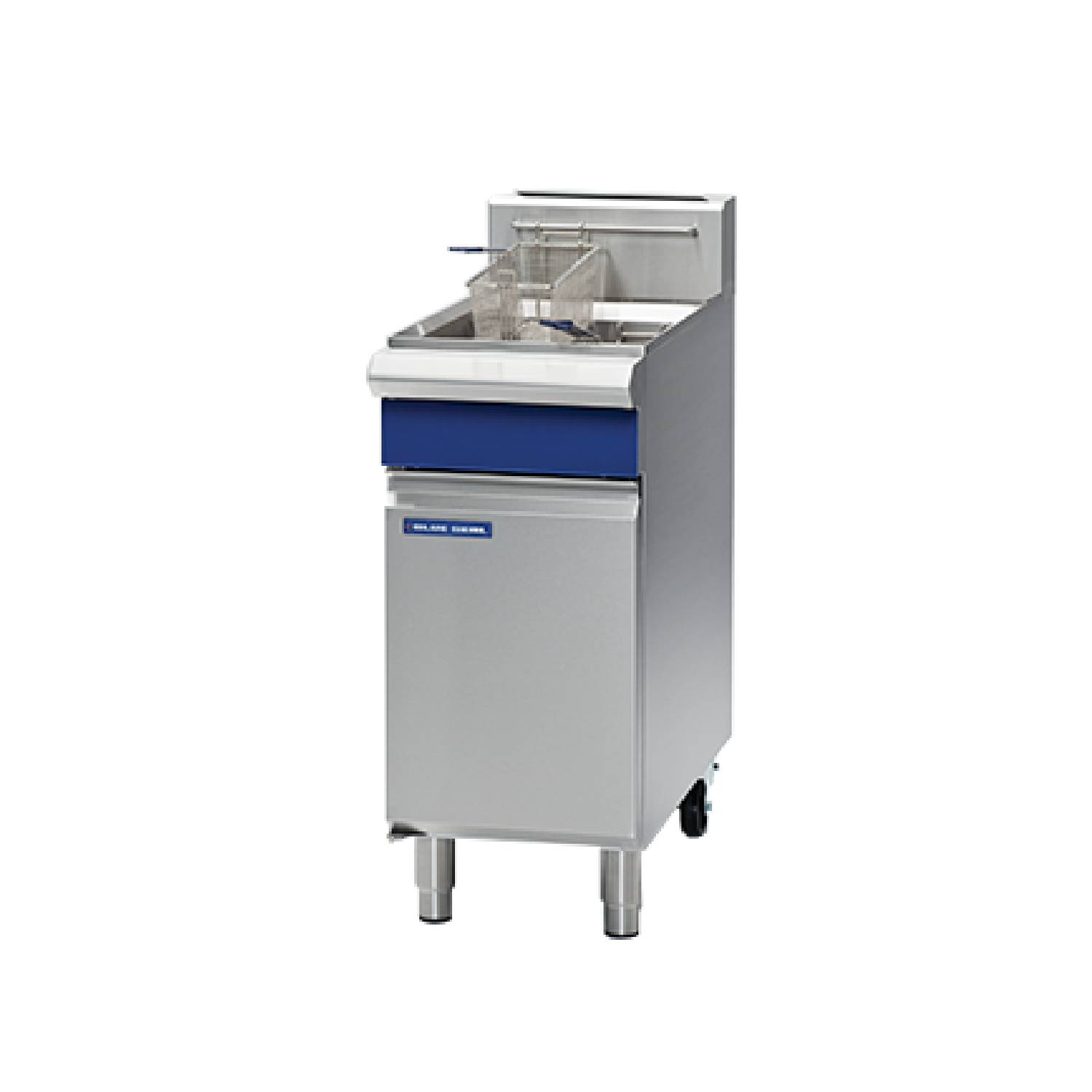 Blue Seal Single Tank Twin Basket Free Standing Natural Gas Fryer GT18