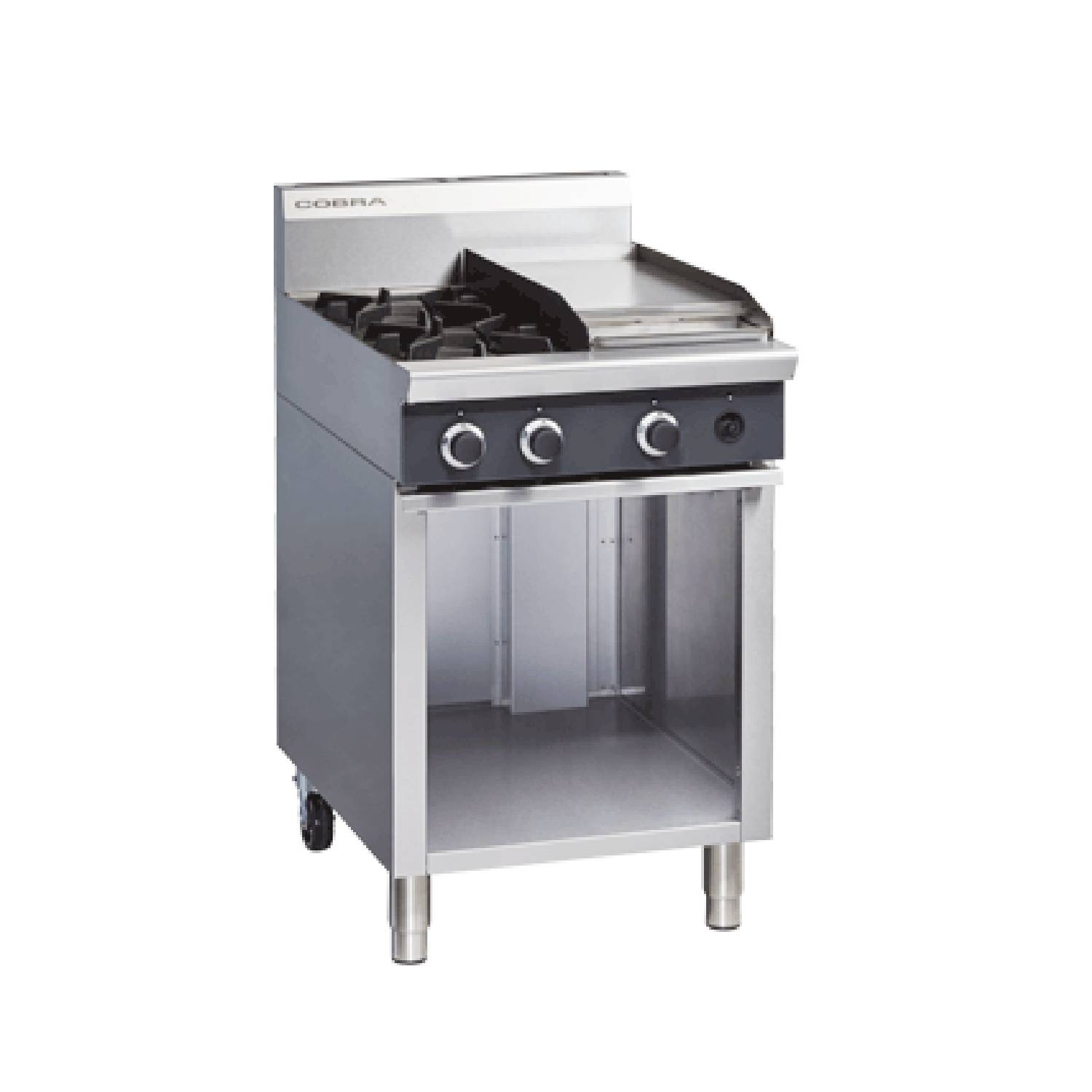 Blue Seal C6C Gas 600mm 2 Burner Cooktop Open Cabinet Base Blue Seal C6C Gas 600mm 2 Burner Cooktop Open Cabinet Base