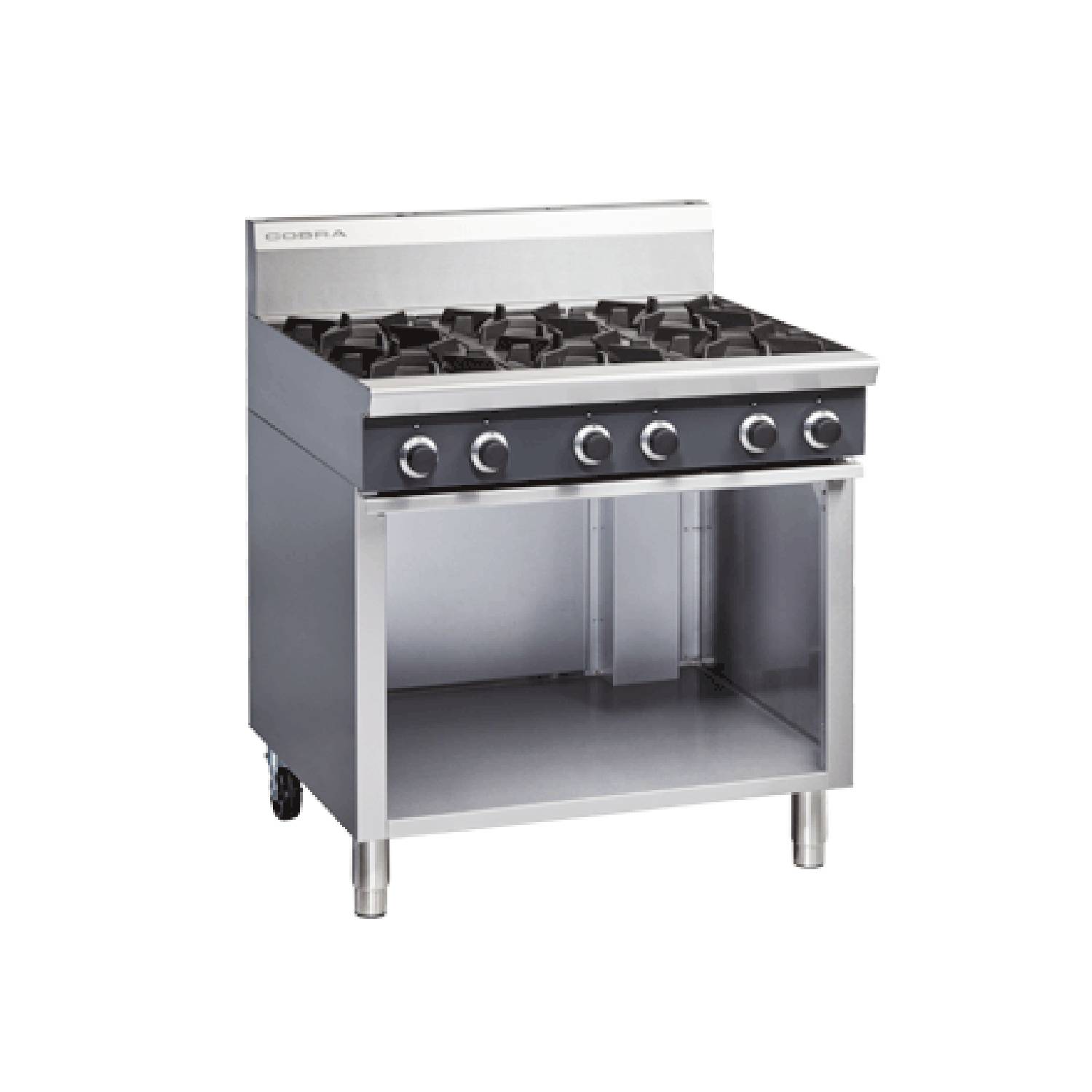 Blue Seal C9D Gas 900mm 6 Burner Cooktop Cabinet Base
