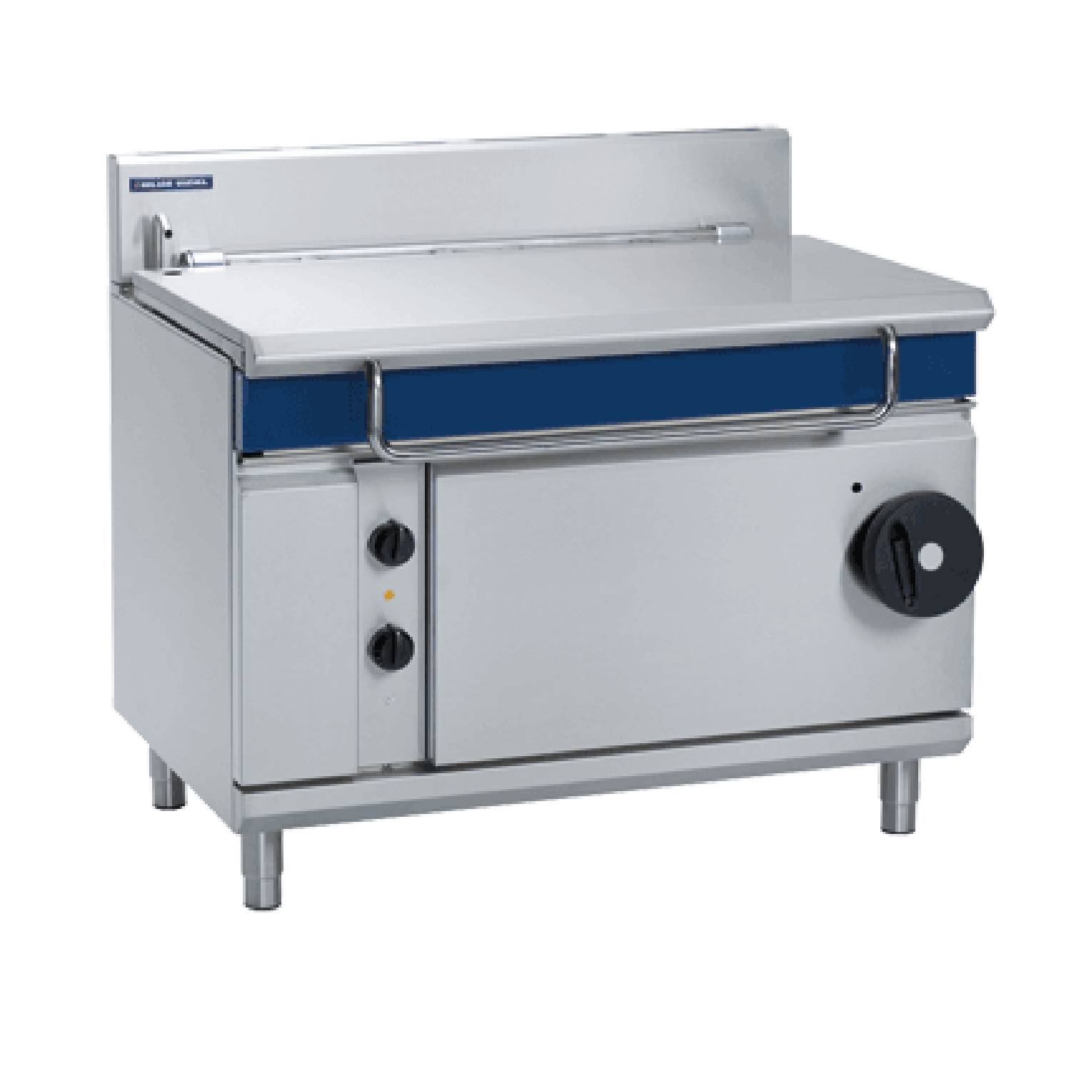 Blue Seal E580-12 Manual Tilt 120 Litre Electric Bratt Pan Blue Seal G580-12 Gas Manual Tilt 120 Litre Bratt Pan