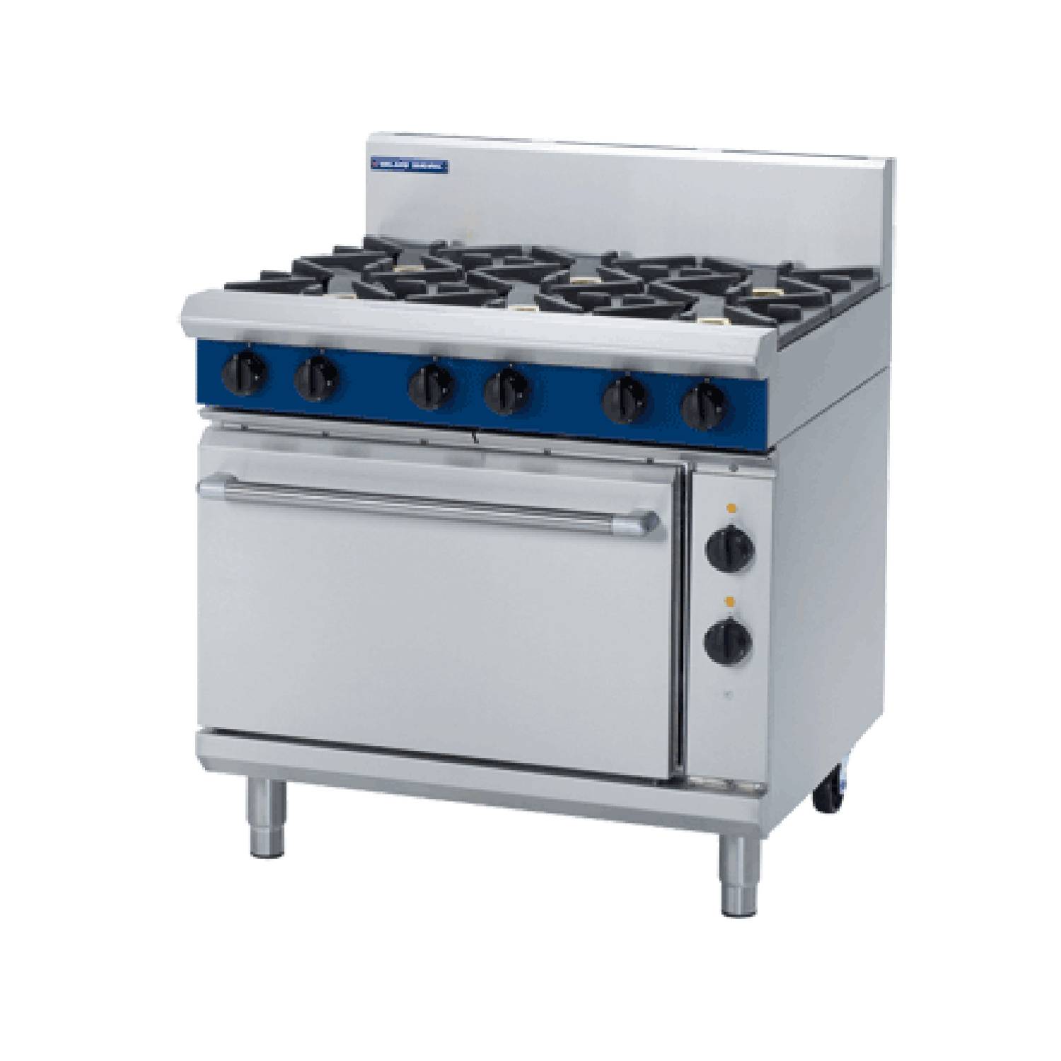 Blue Seal GE506D Gas 6 Burner Electric Static Oven
