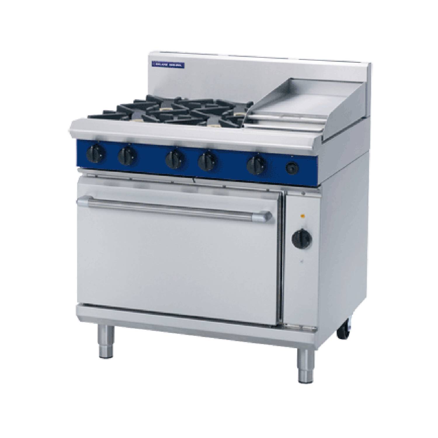 Blue Seal GE56C Gas 4 Burner Range Electric Convection Oven