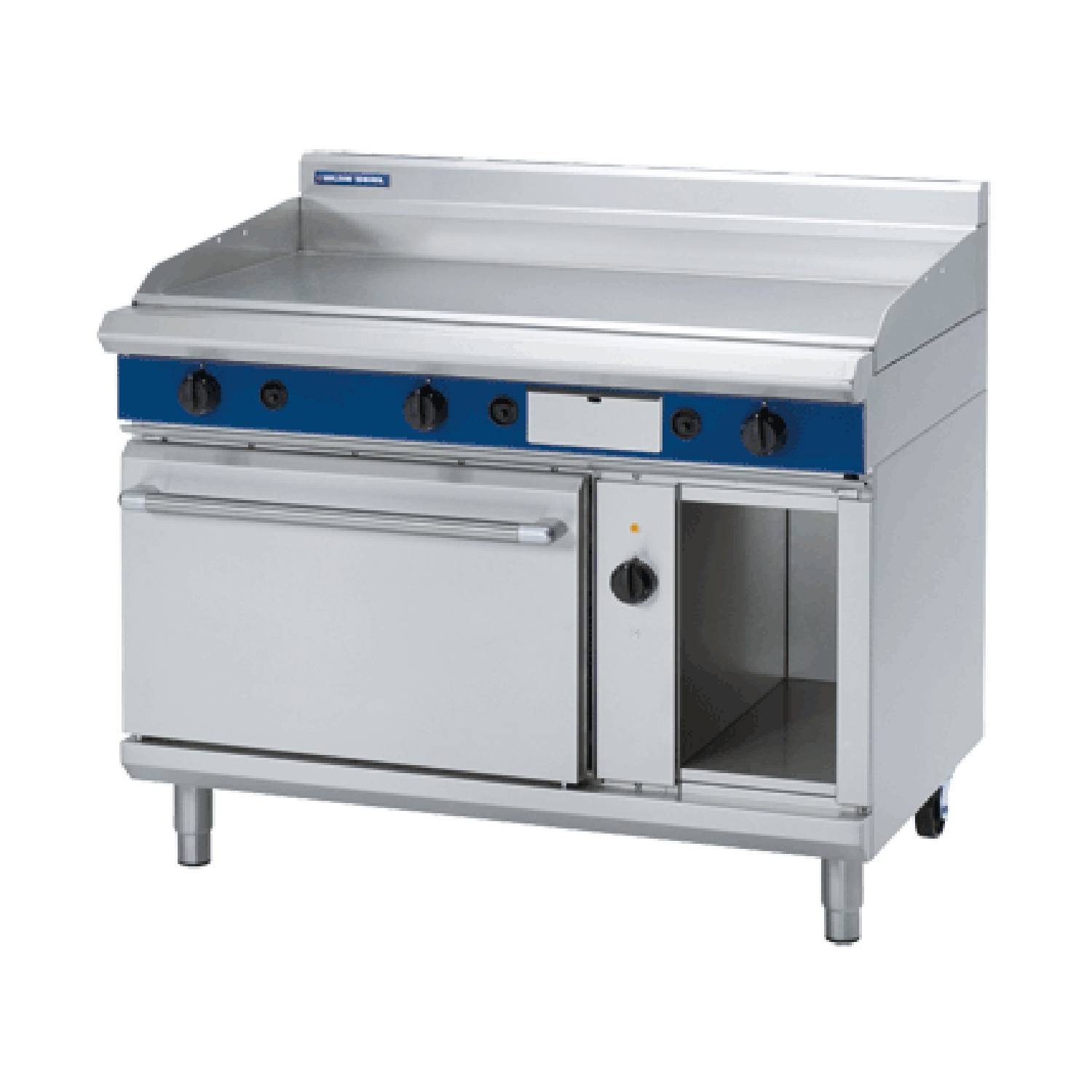 Blue Seal GPE58 1200mm Gas Griddle with Electric Convection Oven Blue Seal GPE58 1200mm Gas Griddle with Electric Convection Oven