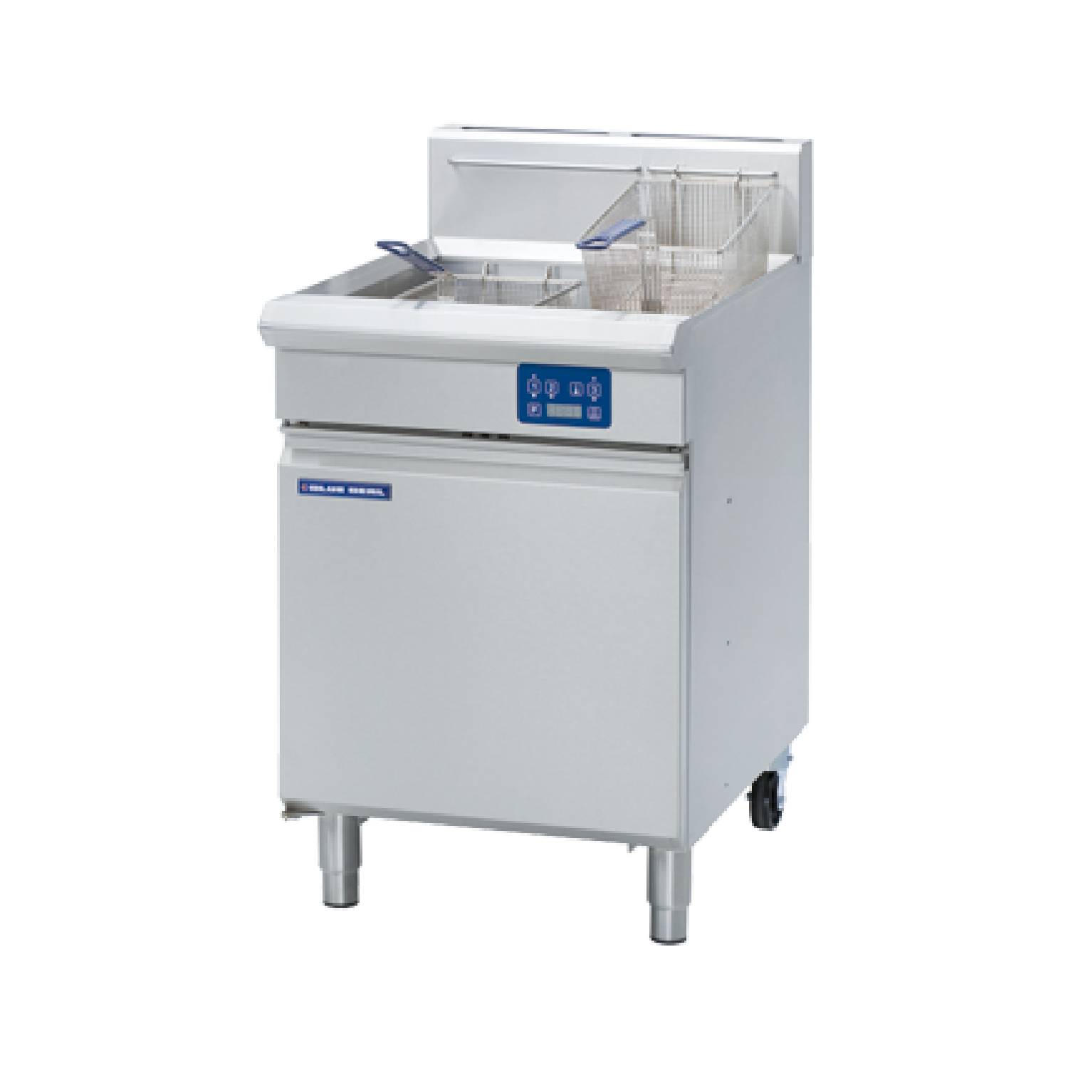 Blue Seal GT60E Vee Ray Single Tank 2 Basket 600mm Gas Fryer, 31L
