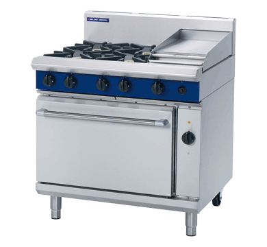 Blue Seal GE56C Gas 4 Burner Range Electric Convection Oven
