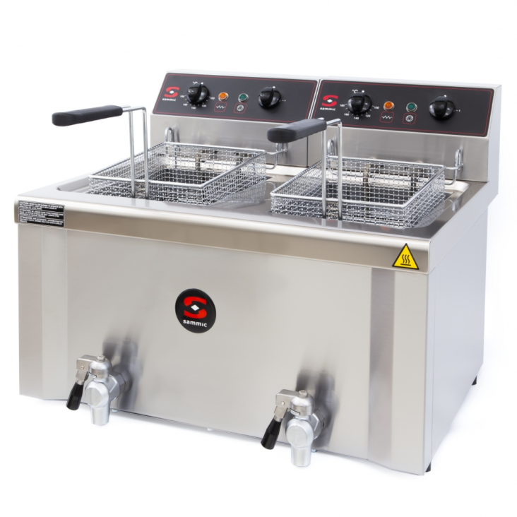 Sammic FE-8+8 Double Electric Fryer 8+8L