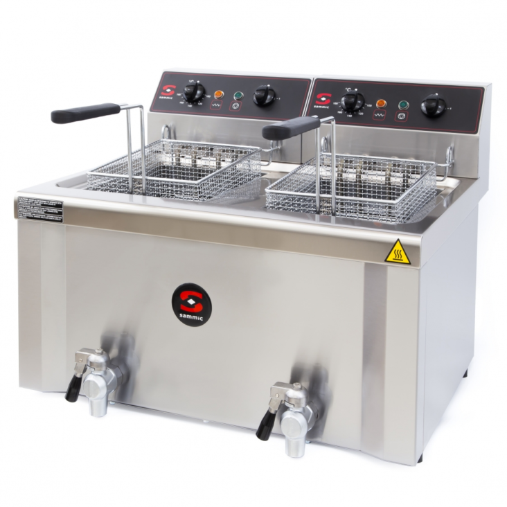Sammic FE-9+9 Double Tank Electric Fryer