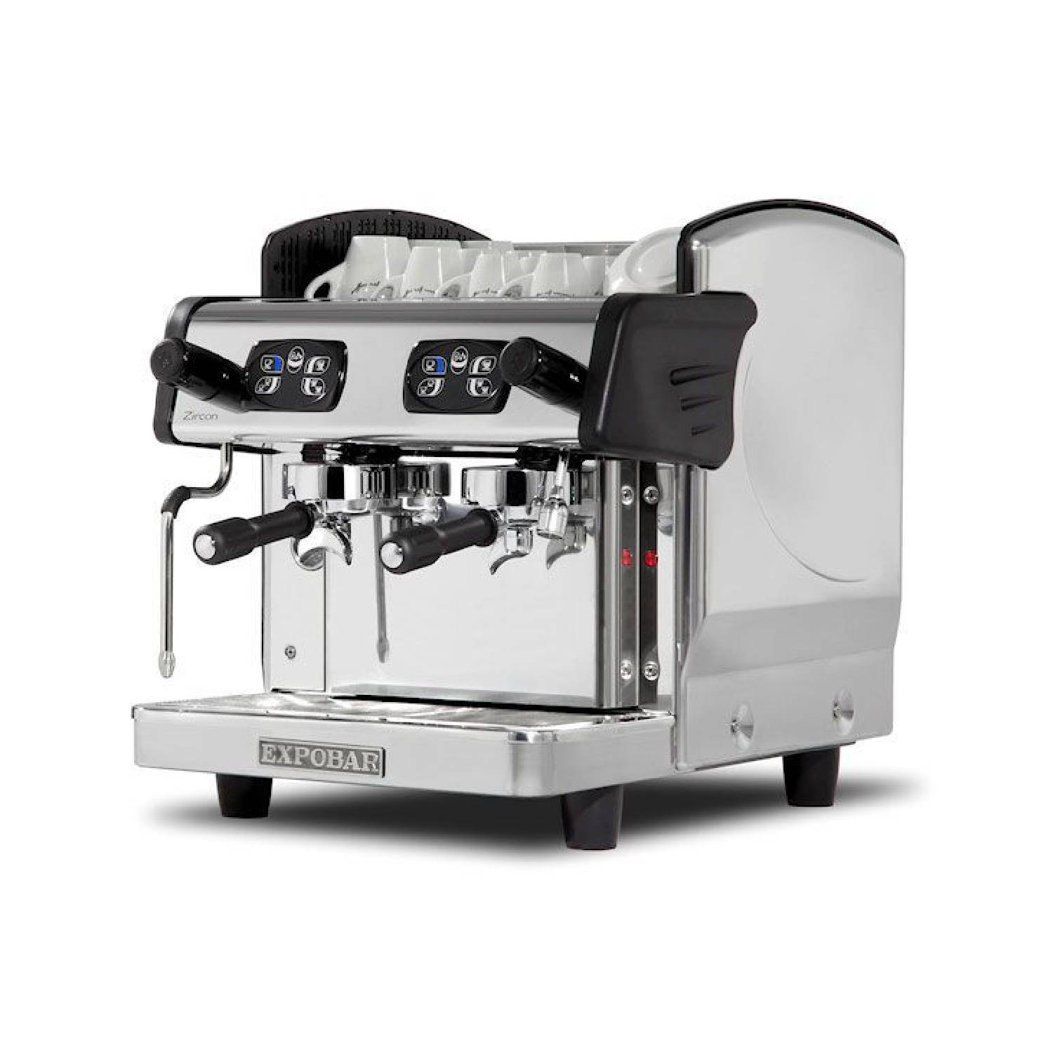Expobar Zircon Compact 2 Group Espresso Machine – Tall Cup / 6L Boiler Expobar Zircon Compact 2 Group Espresso Machine – Tall Cup / 6L Boiler