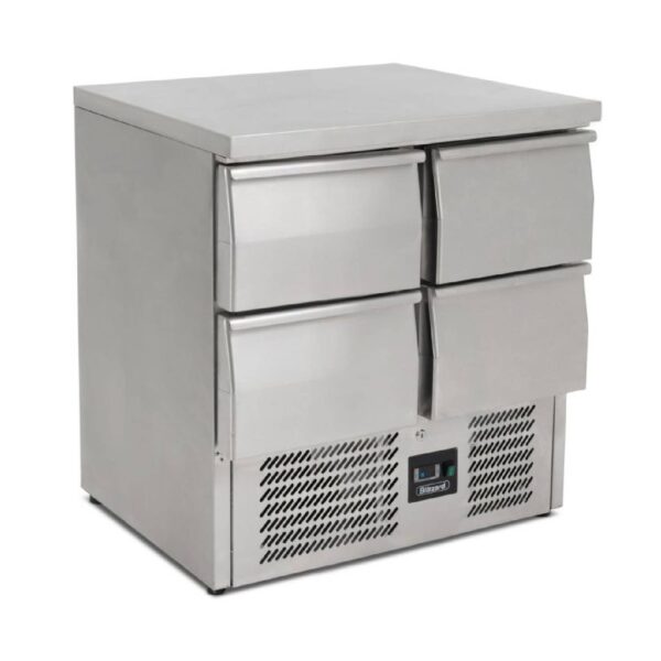 BLIZZARD BCC2-4D Compact Gastronorm Counter with Drawers 240L