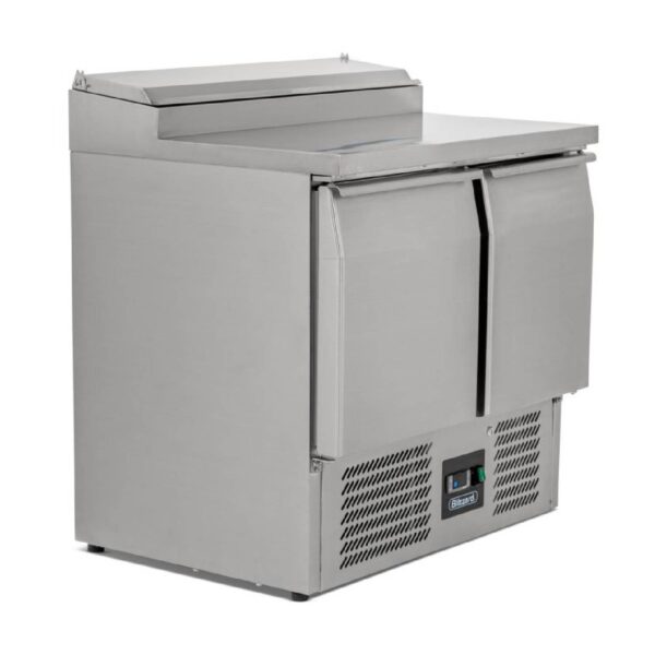 BLIZZARD BCC2EN Compact Gastronorm Prep Counter with Raised Collar 254L