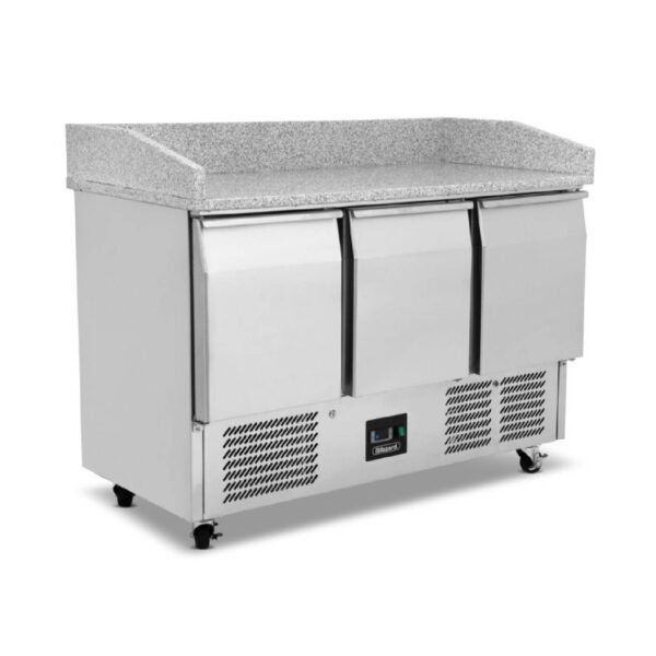 BLIZZARD BCC3PIZZA 3 Door Compact Gastronorm Pizza Prep Counter 368L