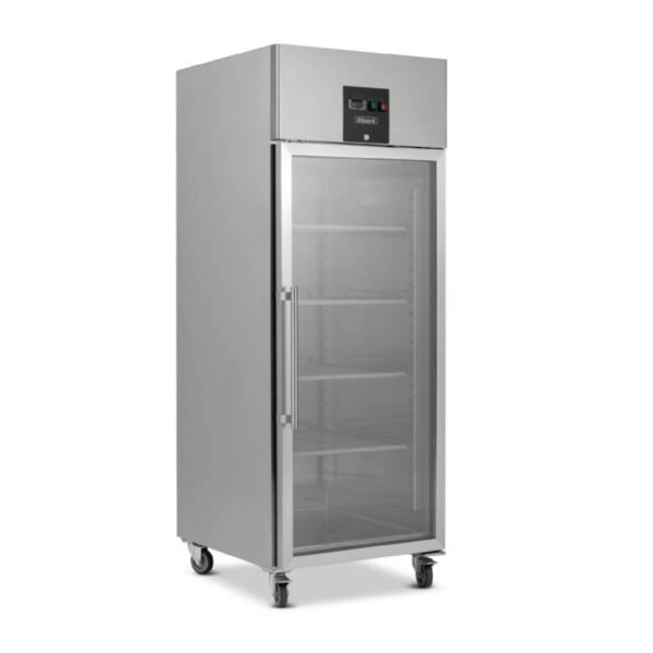 BLIZZARD BR1SSCR Ventilated Gastronorm Glass Door Refrigerator 650L