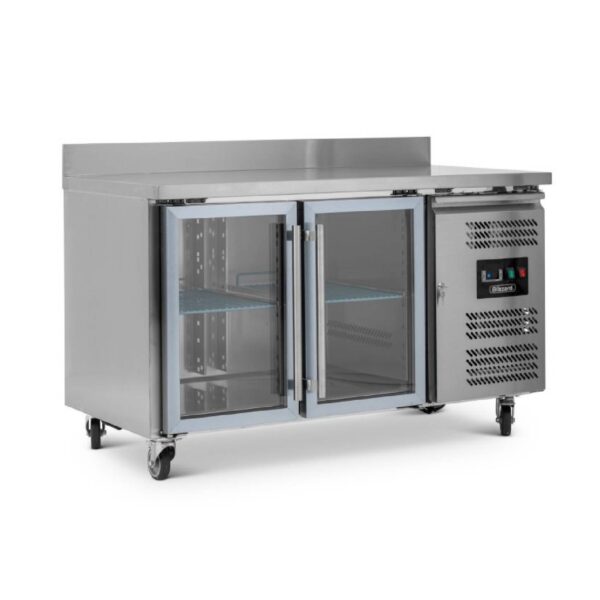 BLIZZARD HBC2CR Refrigerated Glass Door Gastronorm Counter 282L
