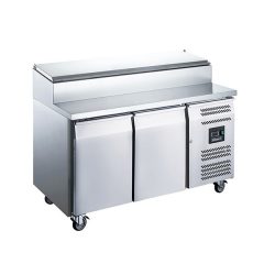 BLIZZARD HBC2EN Refrigerated Prep Counter with Raised Collar 282L BLIZZARD HBC2EN Refrigerated Prep Counter with Raised Collar 282L