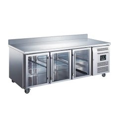 BLIZZARD HBC3CR Refrigerated Glass Door Gastronorm Counter 417L