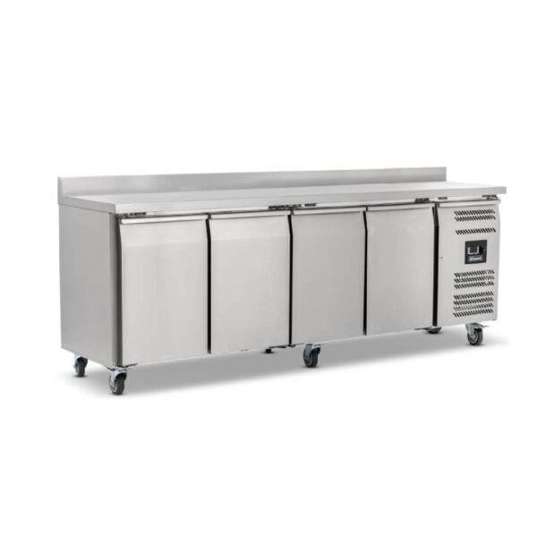 BLIZZARD HBC4 Refrigerated GN 1/1 Prep Counter With Upstand 553L