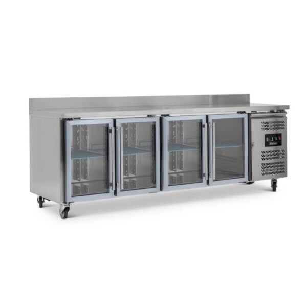 BLIZZARD HBC4CR Refrigerated Glass Door Gastronorm Counter 553L