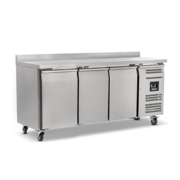 BLIZZARD LBC3 Freezer 1/1 Gastronorm Prep Counter With Upstand 417L