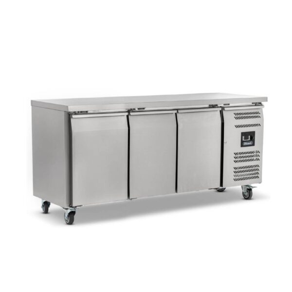 BLIZZARD LBC3SL Slim-line Stainless Steel Counter Freezer, 600mm (d) 228L