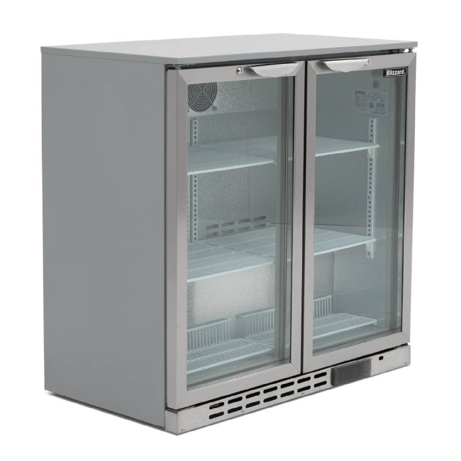 BLIZZARD BAR2SS Double Door Bar Bottle Cooler 200L