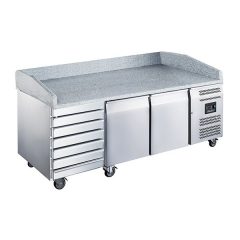 BLIZZARD BPB2000-7N Pizza Prep Counter with Neutral Drawers 428L BLIZZARD BPB2000-7N Pizza Prep Counter with Neutral Drawers 428L