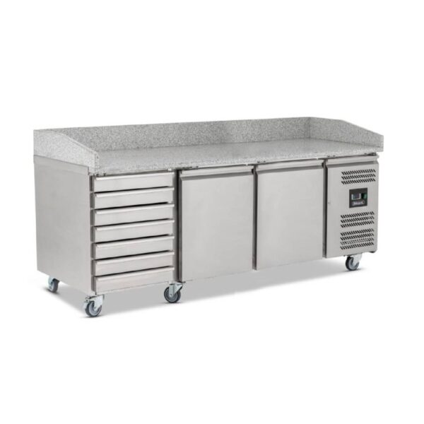BLIZZARD BPB2000-7N Pizza Prep Counter with Neutral Drawers 428L