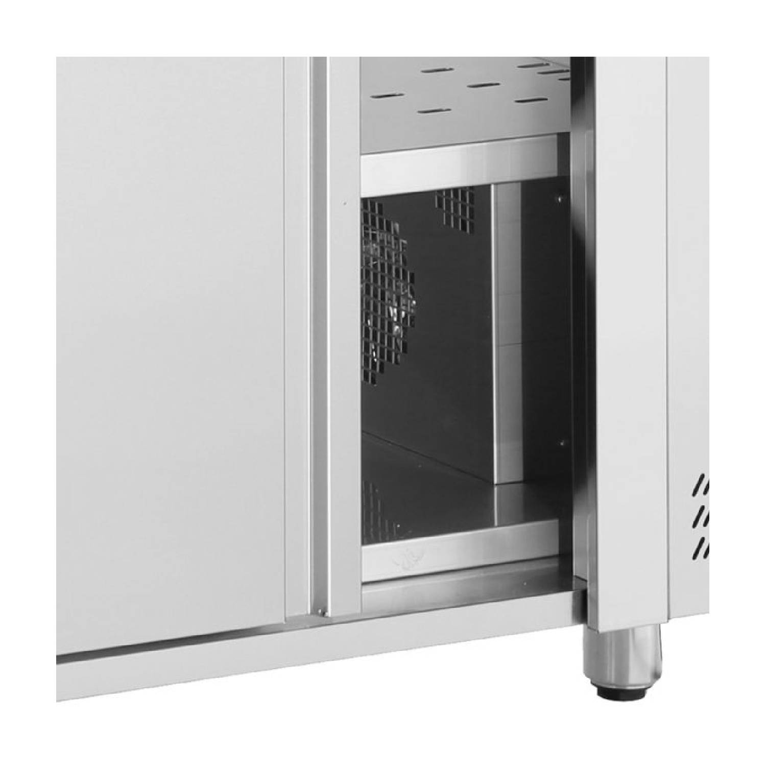 INOMAK HCP16 Heated Cupboard 1600mm wide Inomak HCP Inside