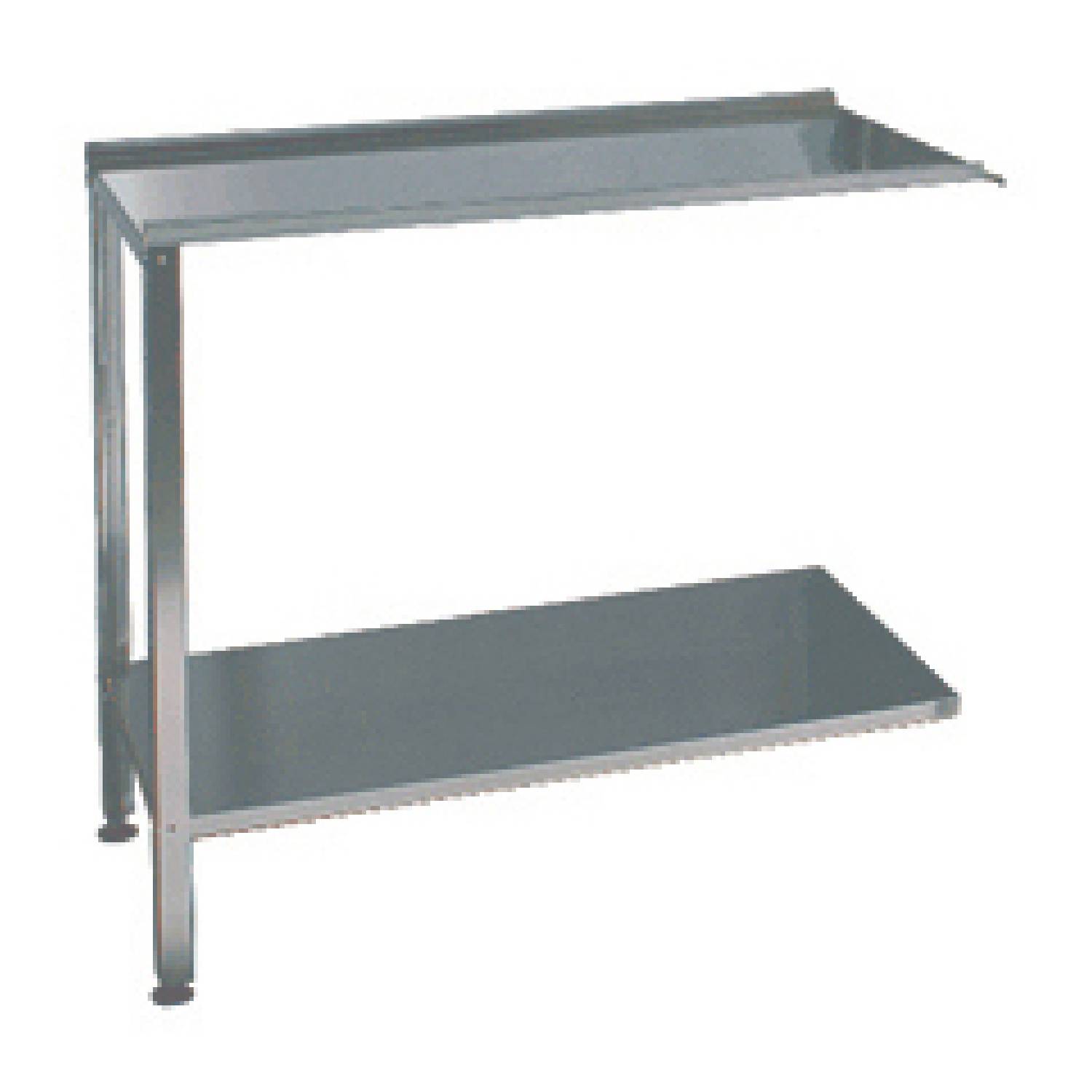 DC Passthrough Entry _ Exit Table with Undershelf