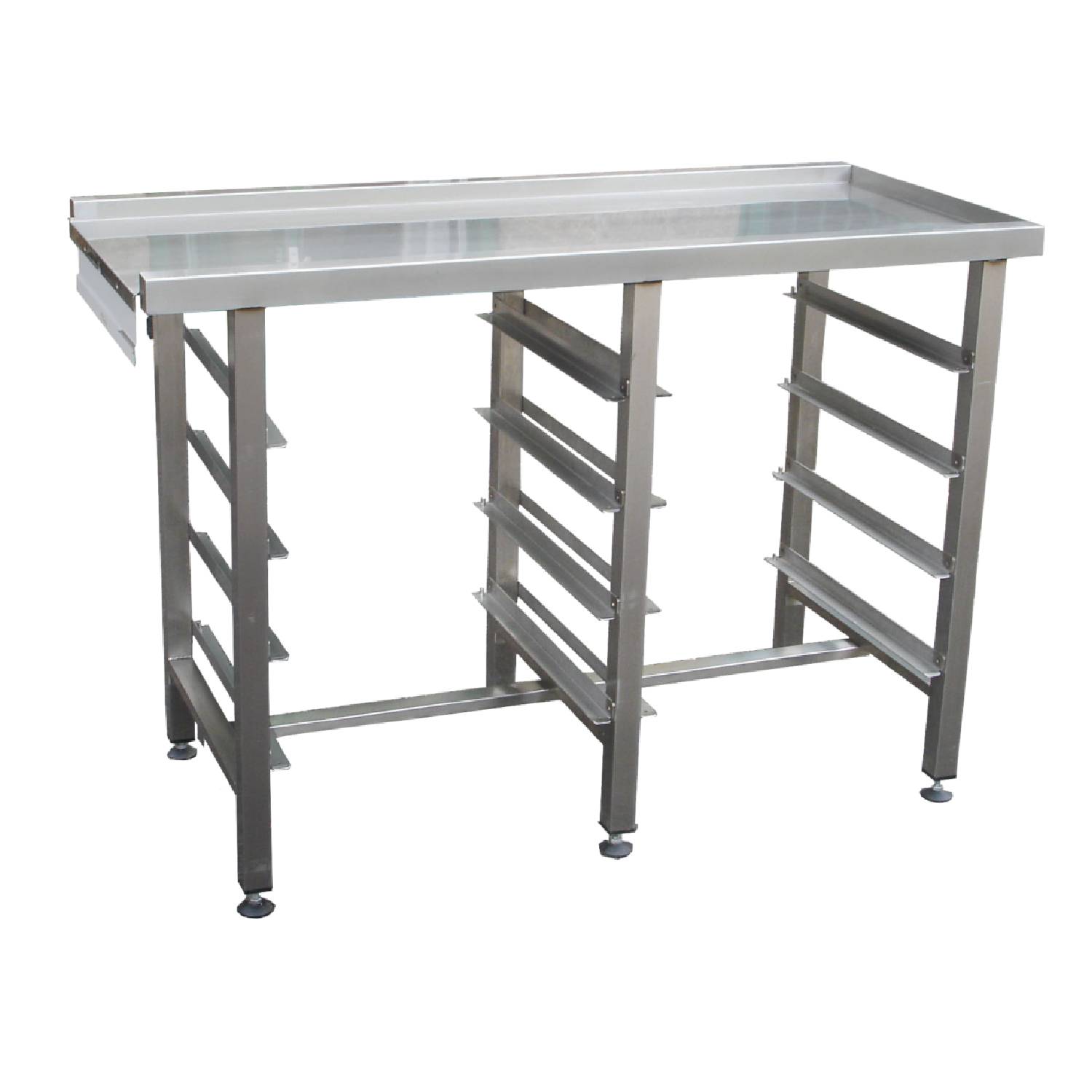 DC Passthrough Exit Table and Storage for Eight Racks