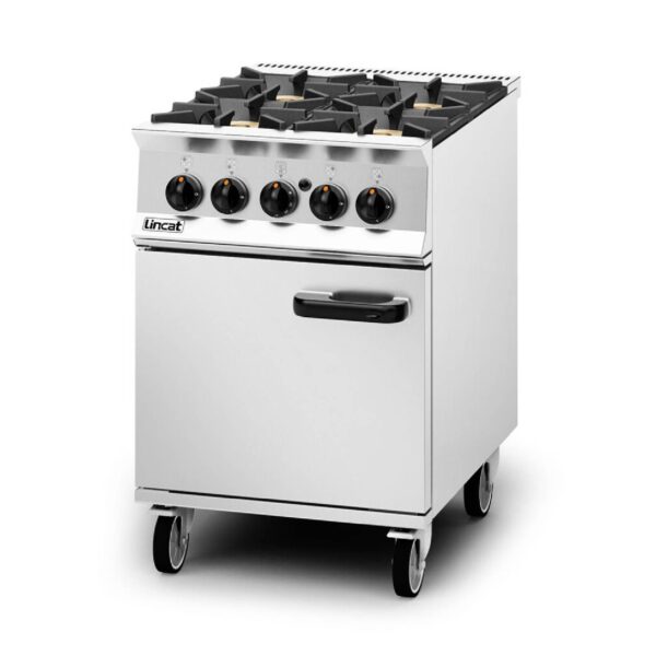 Lincat OG8001 Gas Oven Range – 4 Burner, 600mm, Natural or LPG
