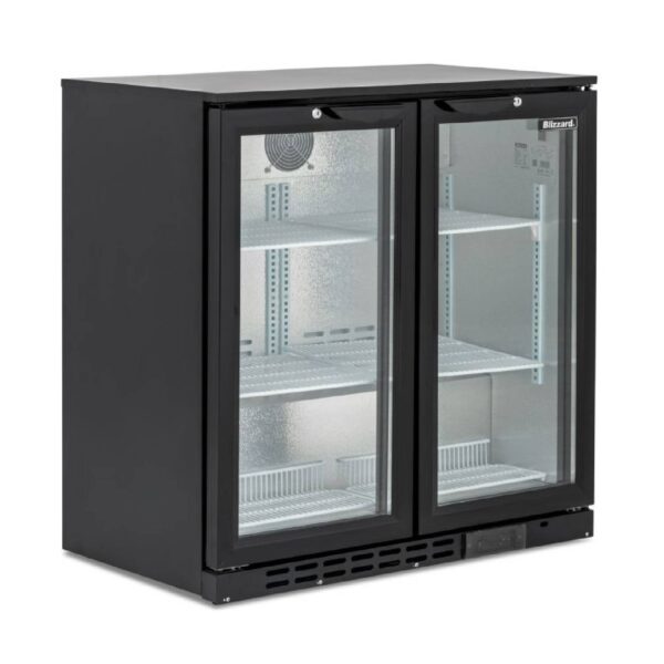 BLIZZARD BAR2 Double Door Bar Bottle Cooler 200L