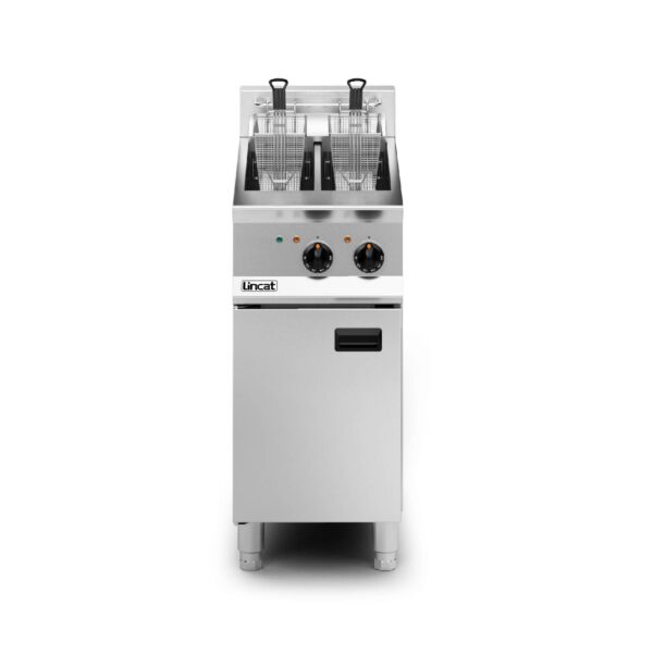 LINCAT OE8105/OP Opus 800 Twin Tank Electric Fryer with Pump, 400mm wide