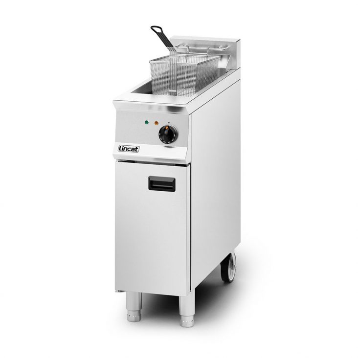 LINCAT OE8112/OP Opus 800 Single Tank Electric Fryer with Pump, 300mm (w) 15L