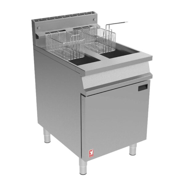 Falcon G3865 Dominator Plus Gas Twin Pan, Twin Basket Fryer