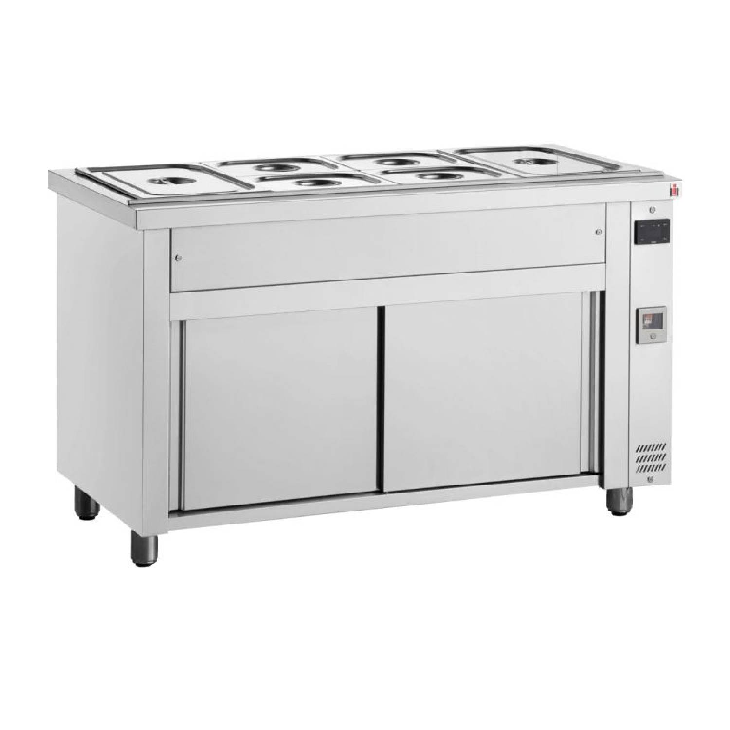 INOMAK MDV714 Gastronorm Bain Marie with Ambient Base