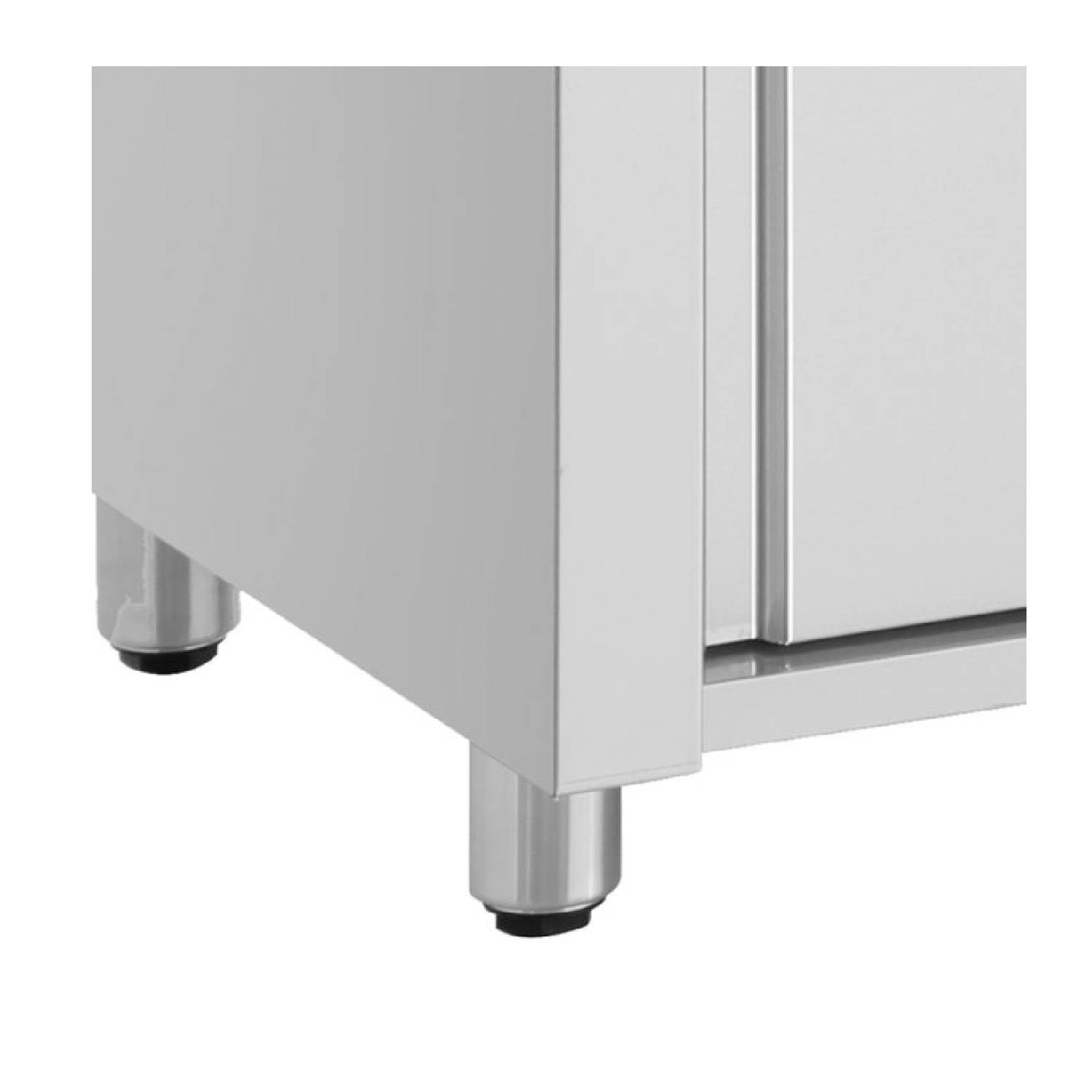 INOMAK MIV711 Gastronorm Bain Marie with Glass Structure & Heated Base INOMAK MIV Feet