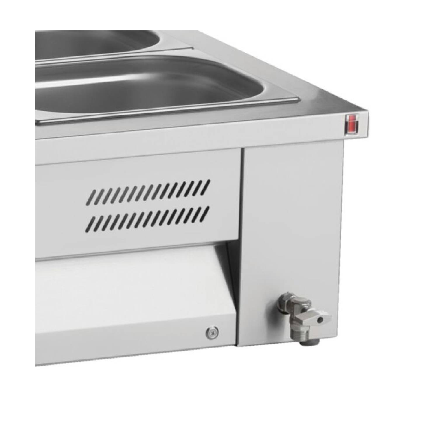 INOMAK MAV67 Counter Top Gastronorm Bain Marie Inomak MAV Tap