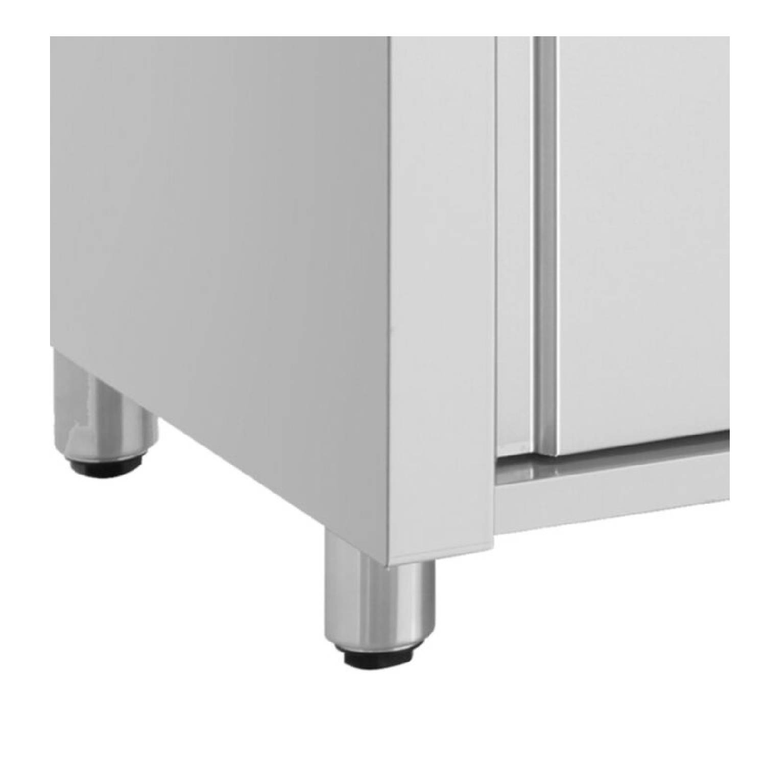INOMAK MHV718 Gastronorm Bain Marie with Heated Storage Base Inomak MHV feet