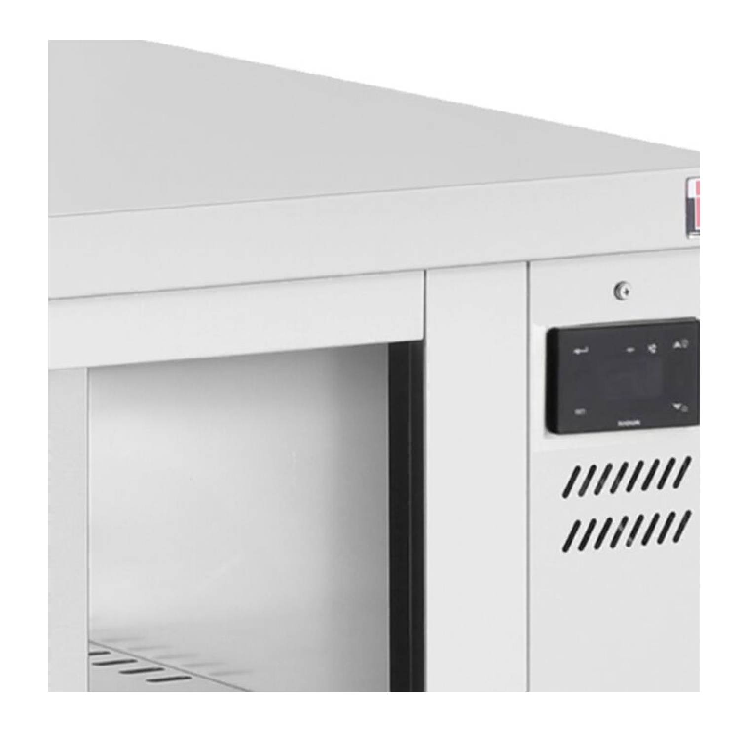 INOMAK MJV714 Gastronorm Bain Marie with Sneeze Guard & Heated Base Inomak MJV Heated Base