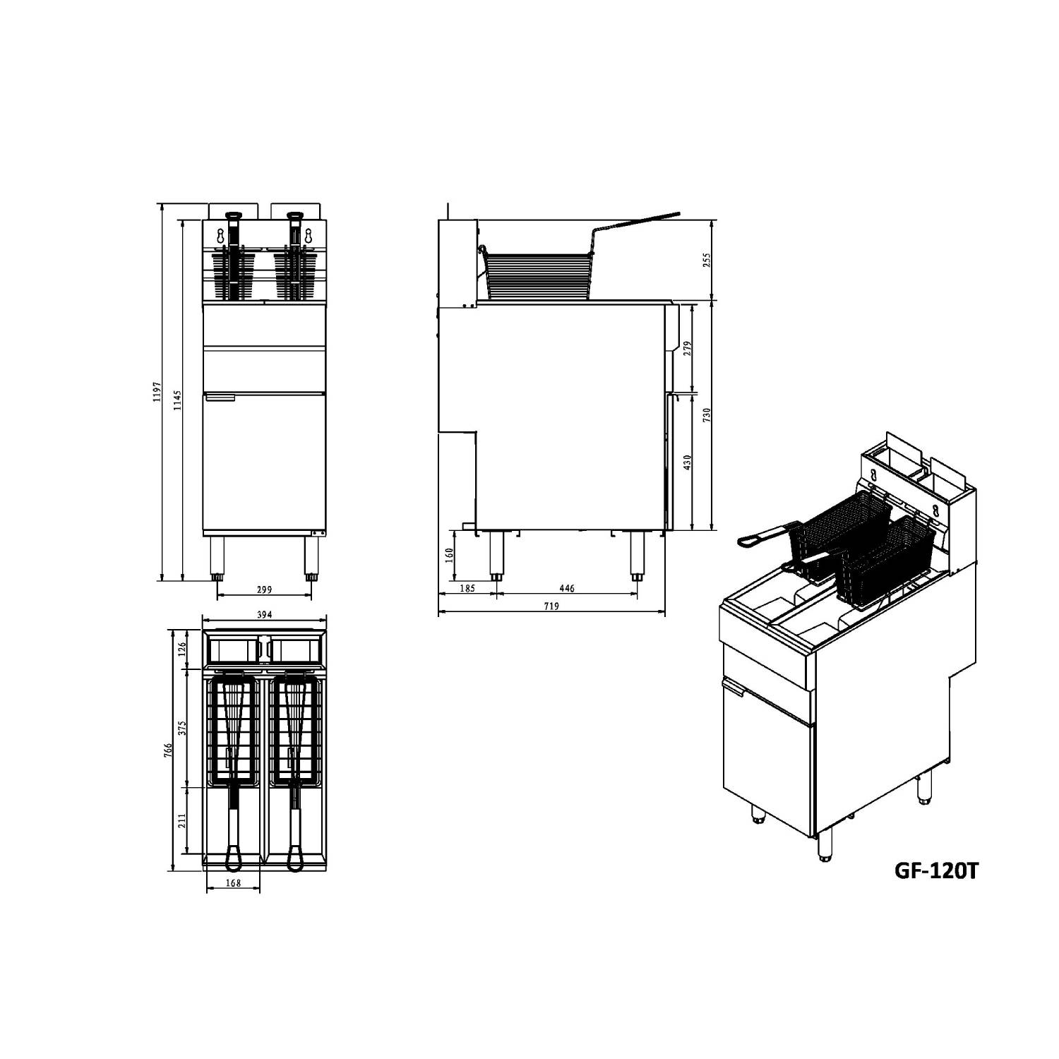 Infernus Natural Gas Twin Tank Fryer – 2 Baskets (2 x 9ltr tanks) Infernus Natural Gas Twin Tank Fryer - 2 Baskets (2 x 9ltr tanks)