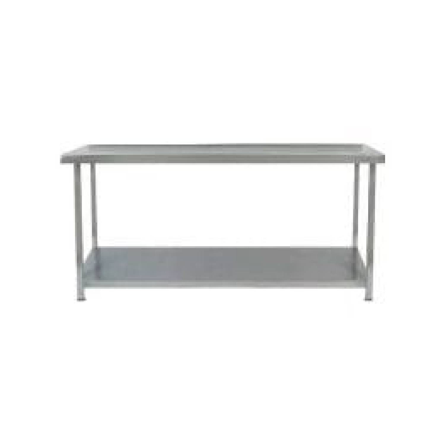 Parry TAB09600 Stainless Steel Centre Table With One Undershelf, 900mm(w) Parry TAB09600 Stainless Steel Centre Table With One Undershelf, 900mm(w)